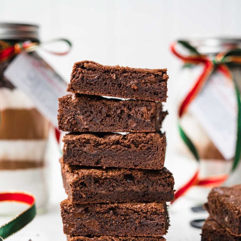 Easy Brownies in a Jar Recipe Dinner, then Dessert