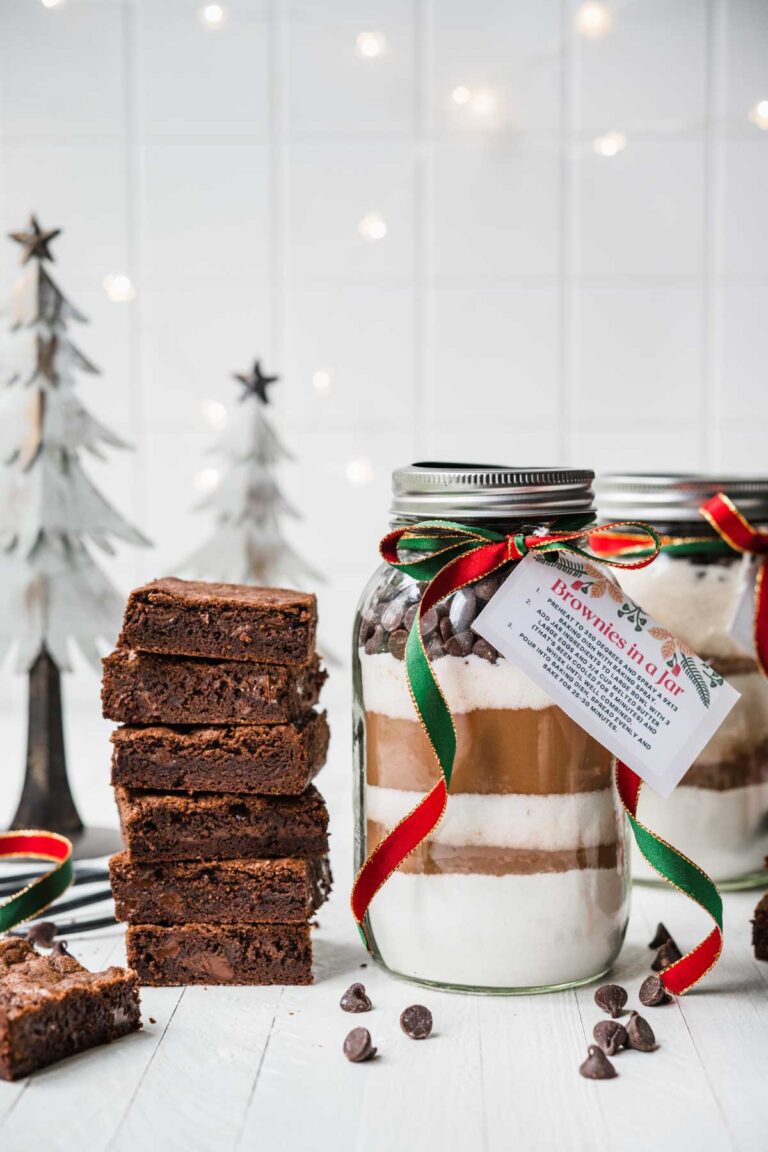 Easy Brownies in a Jar Recipe Dinner, then Dessert
