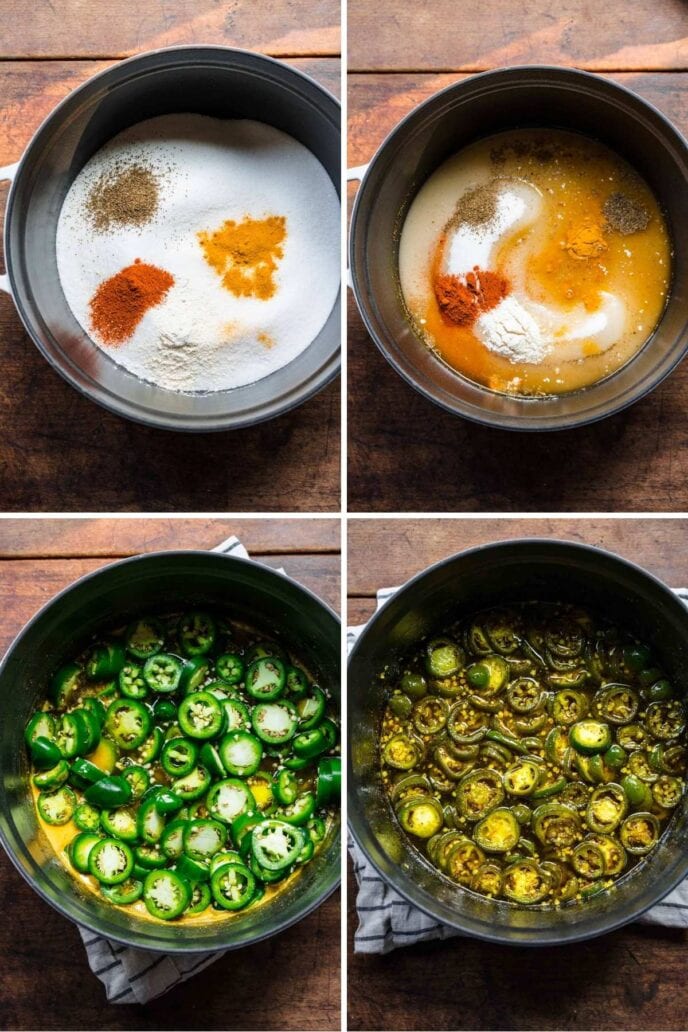 Candied Jalapenos collage
