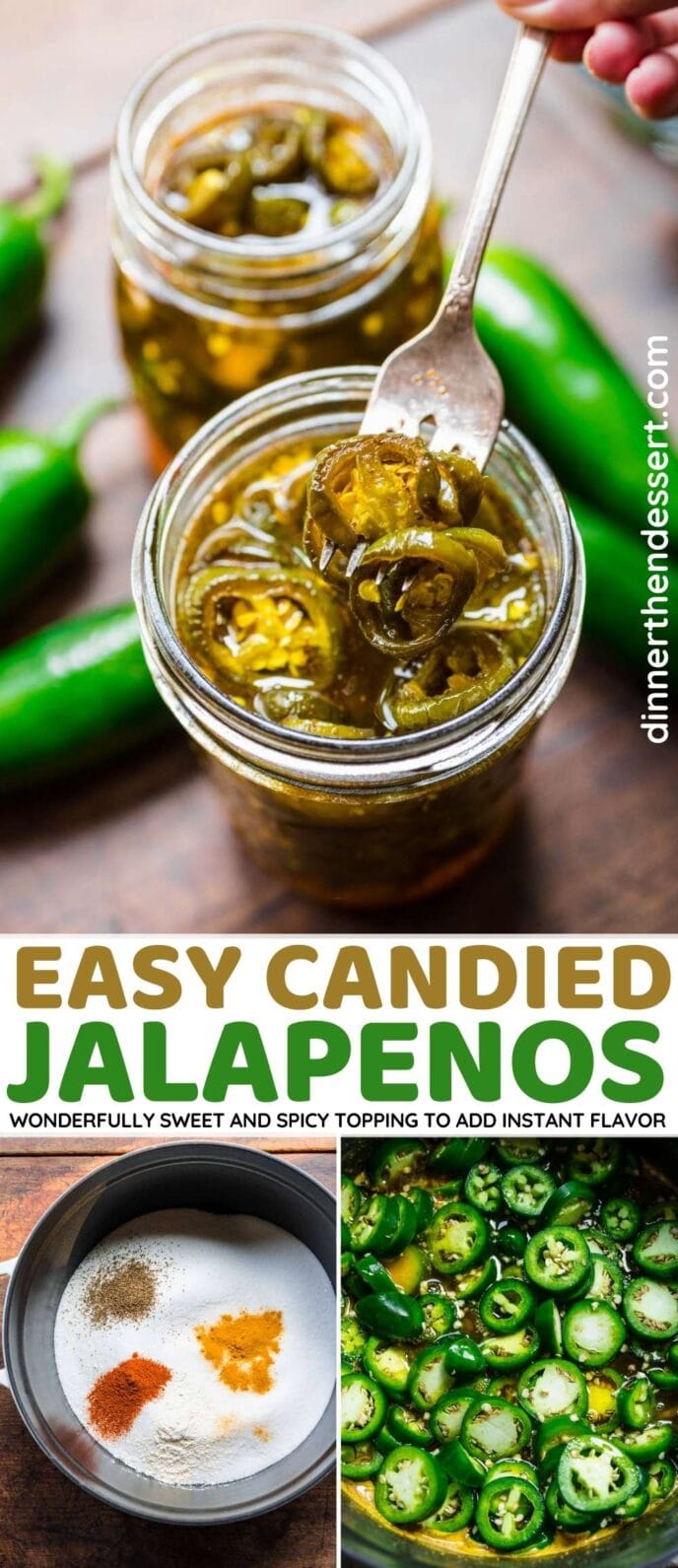 Candied Jalapenos collage