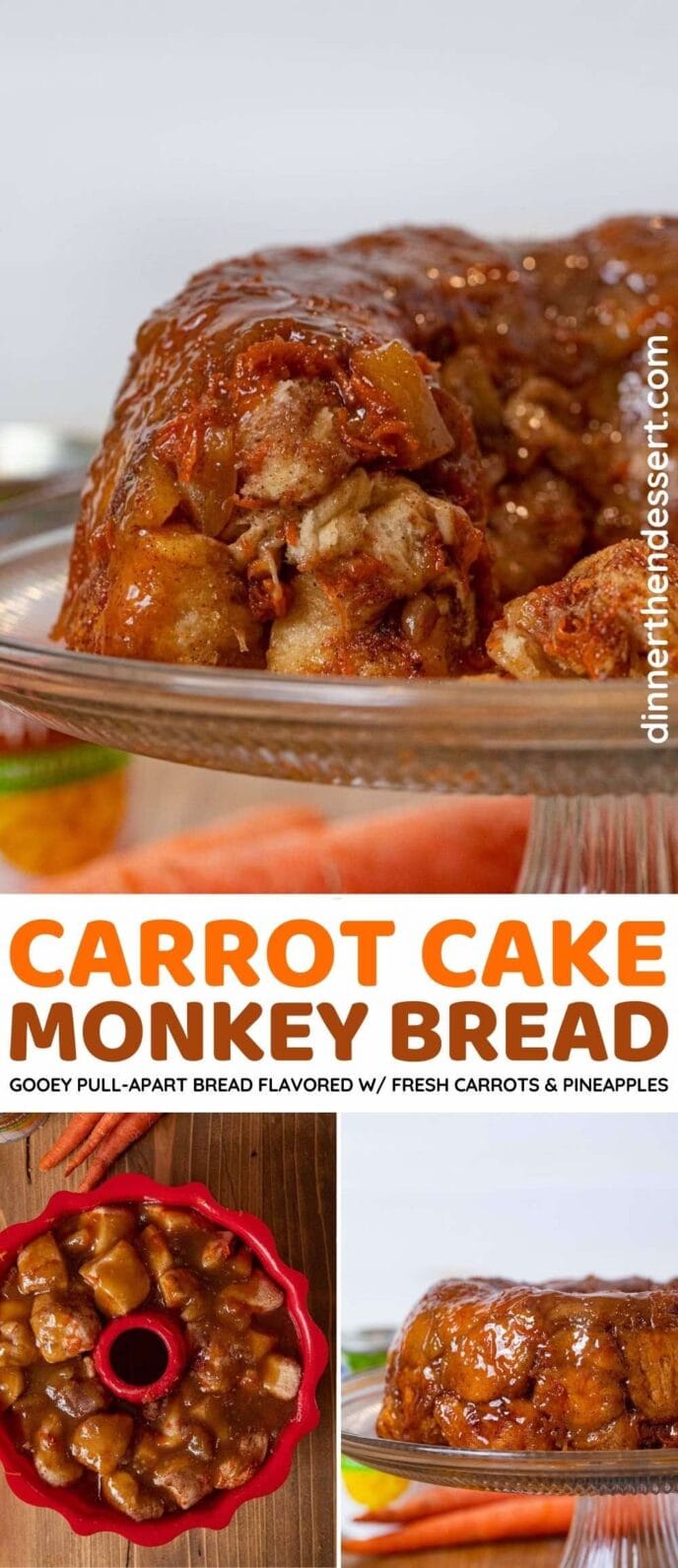 Carrot Cake Monkey Bread collage