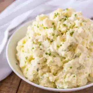 Mixed cooked potatoes served in a bowl