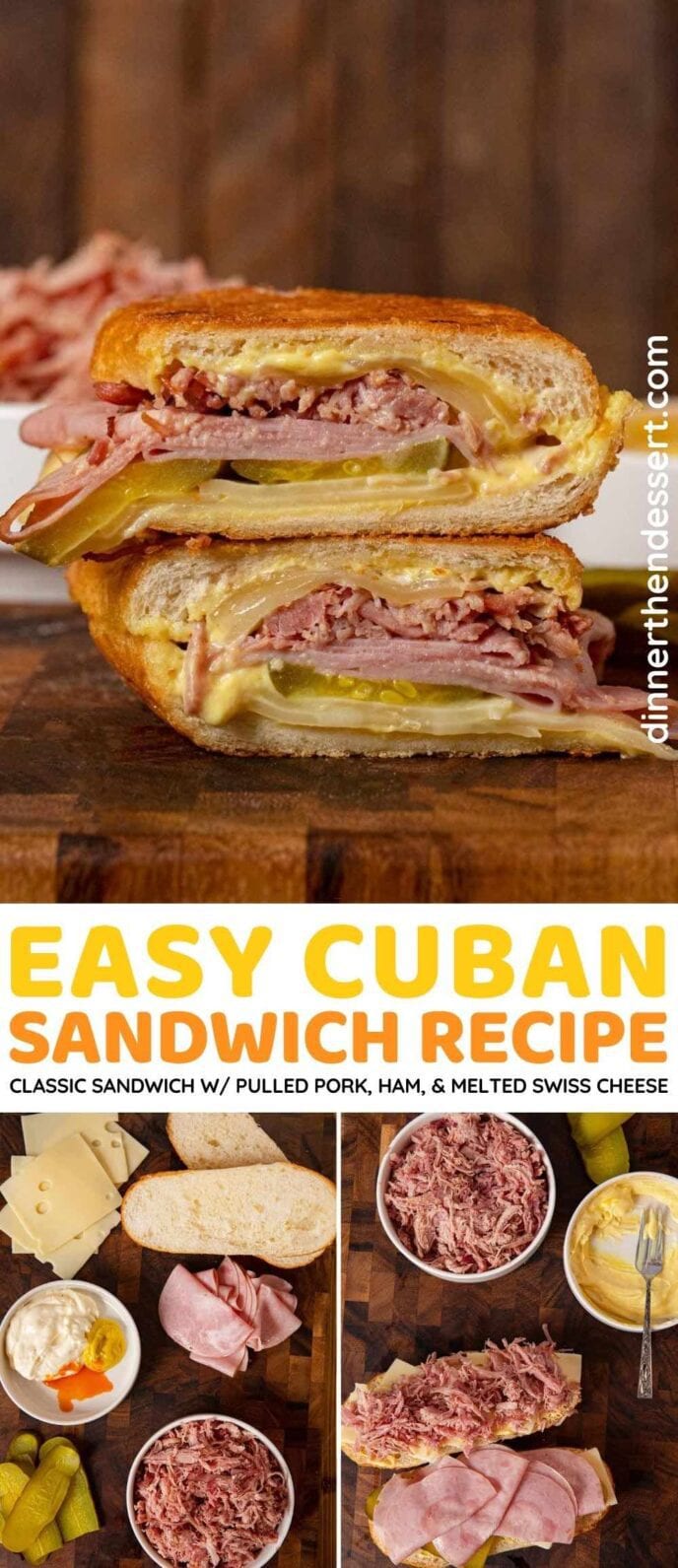 Cuban Sandwich collage