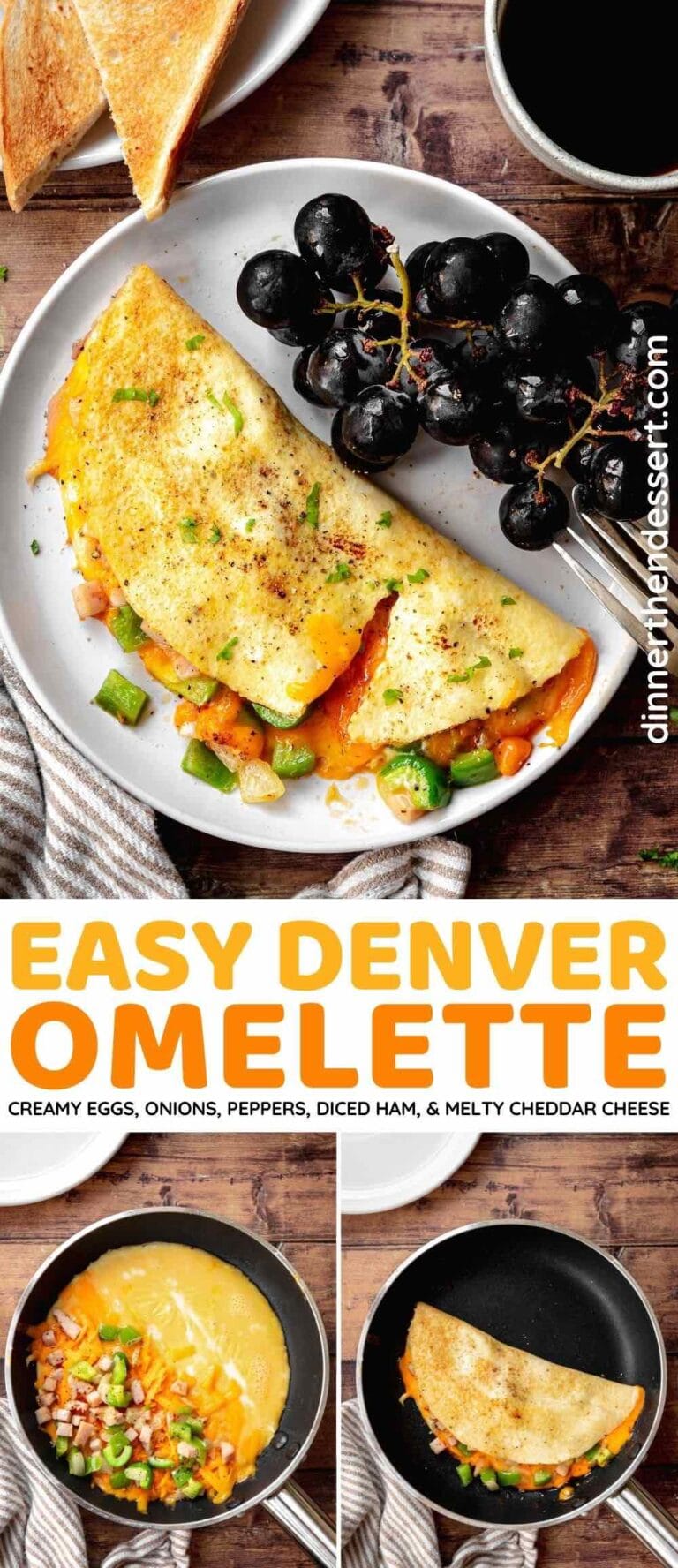 Denver Omelette Recipe Dinner, then Dessert