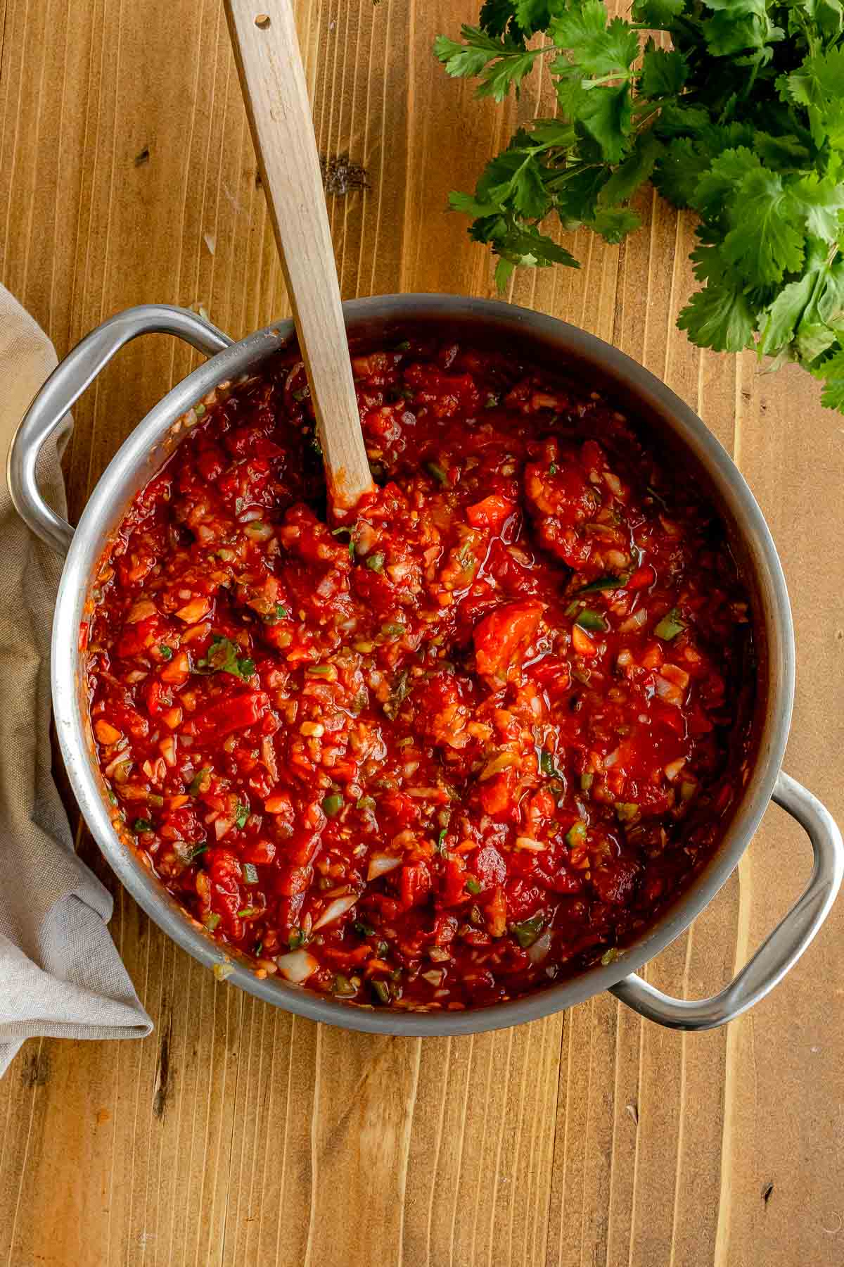 Easy Cooked Jarred Salsa Recipe - Dinner, then Dessert