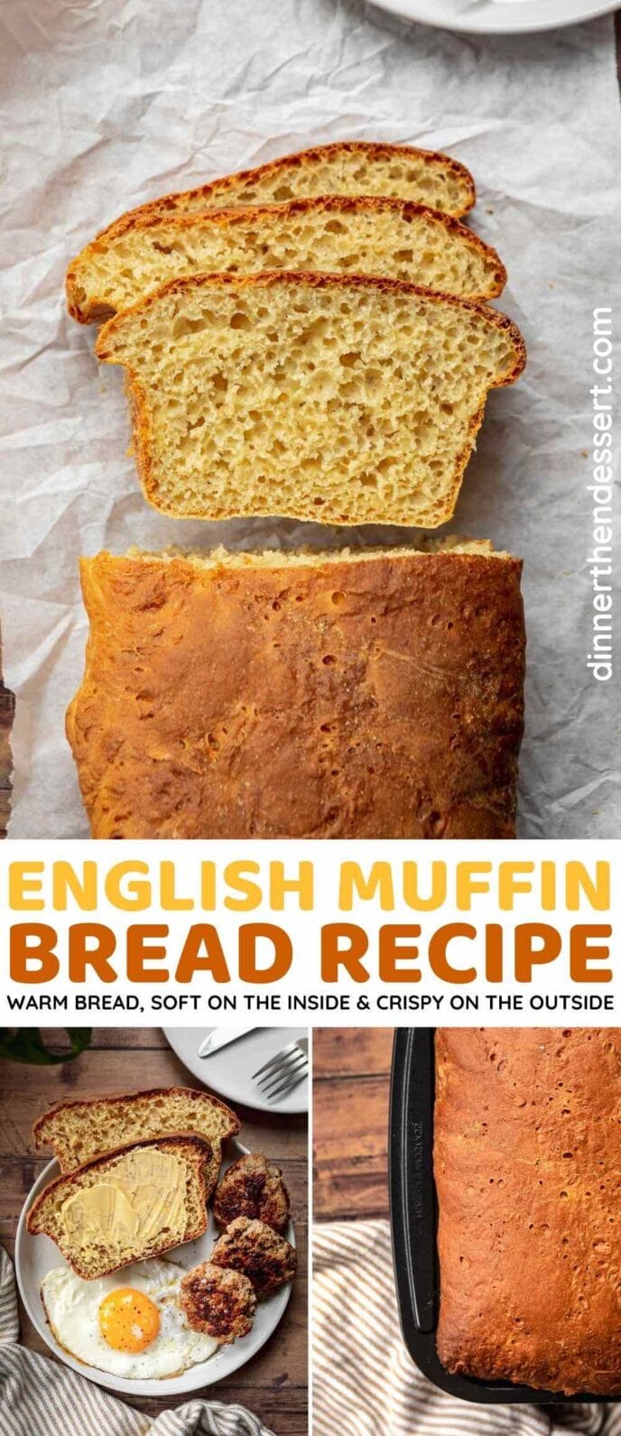 English Muffin Bread collage