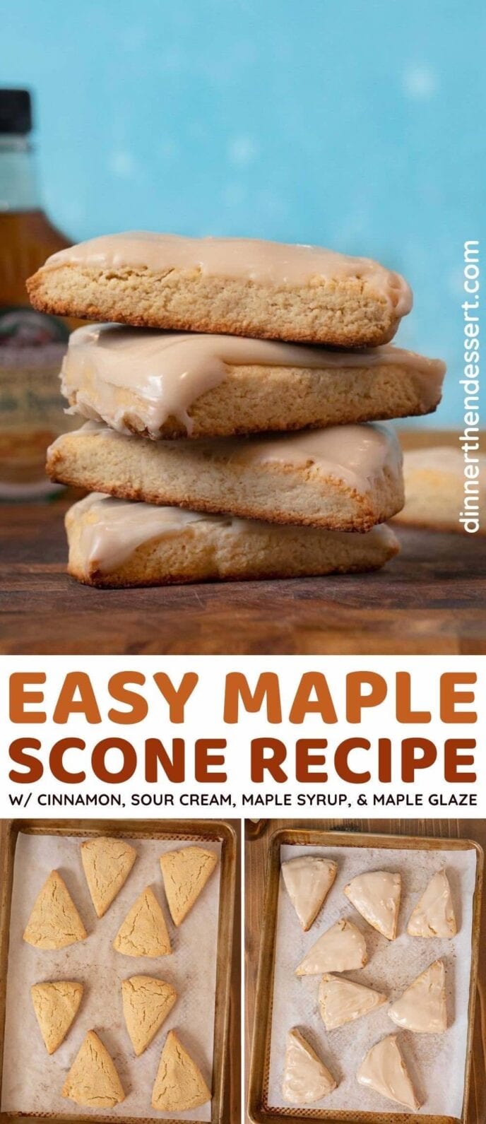 Maple Scones collage