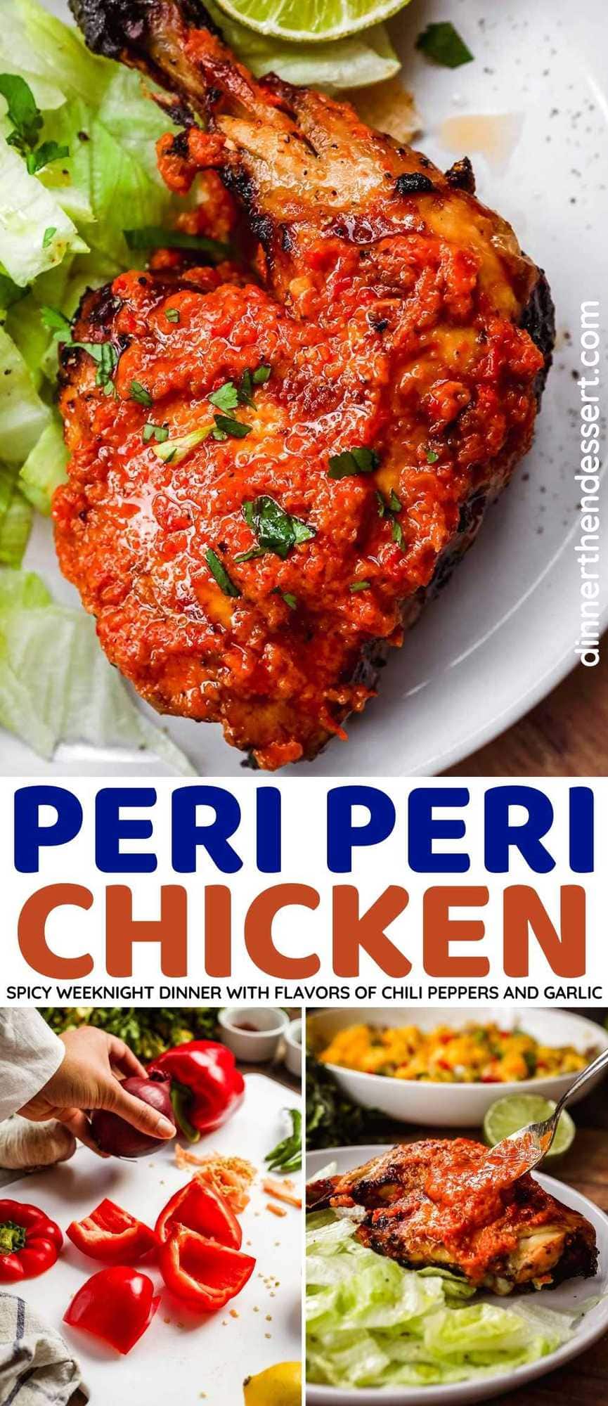 Peri Peri Chicken collage