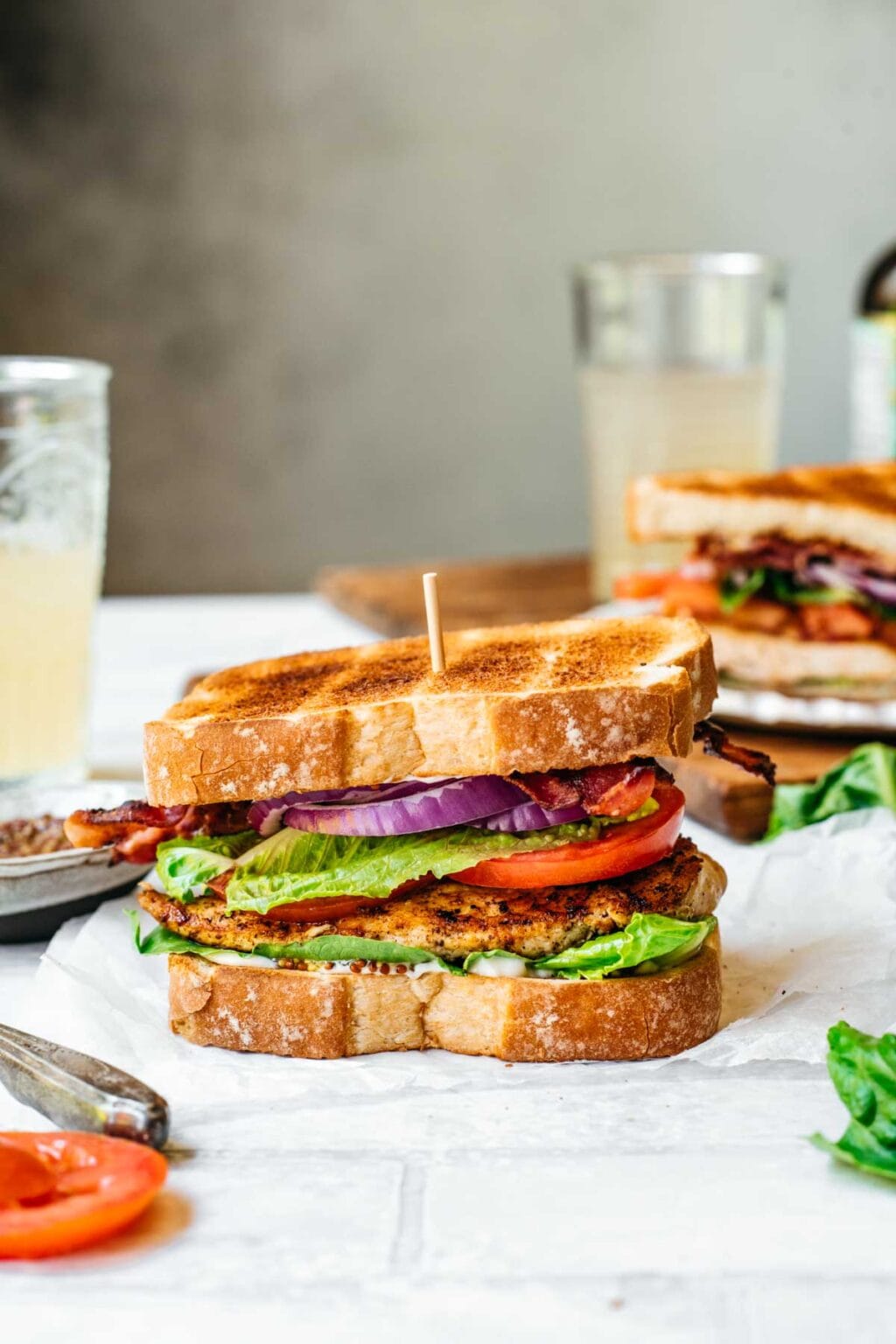 Grilled Chicken Sandwich Recipe - Dinner, then Dessert