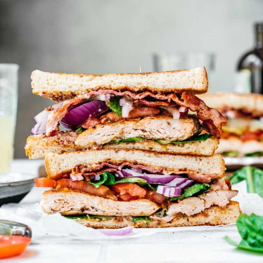 Assembled Grilled Chicken Sandwich