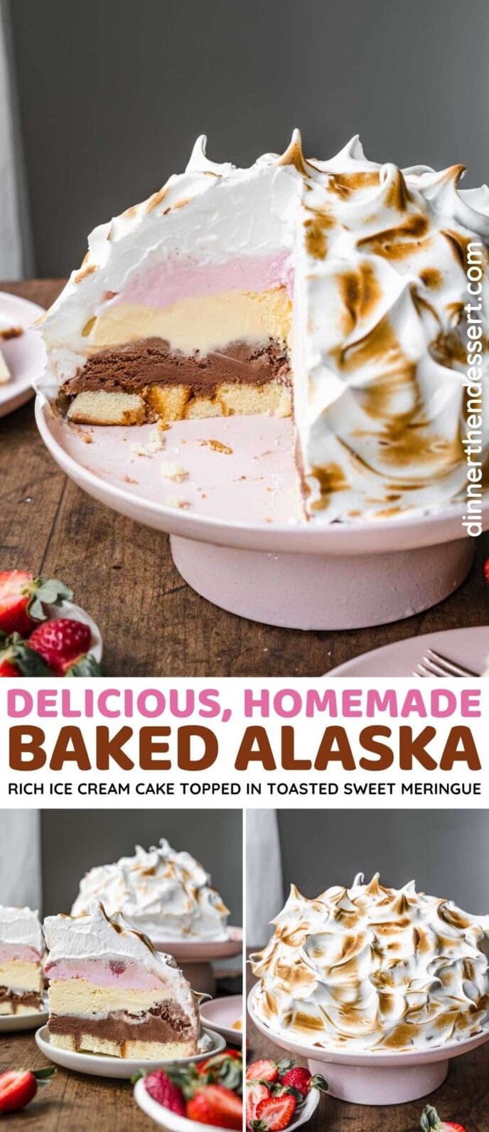 Baked Alaska collage