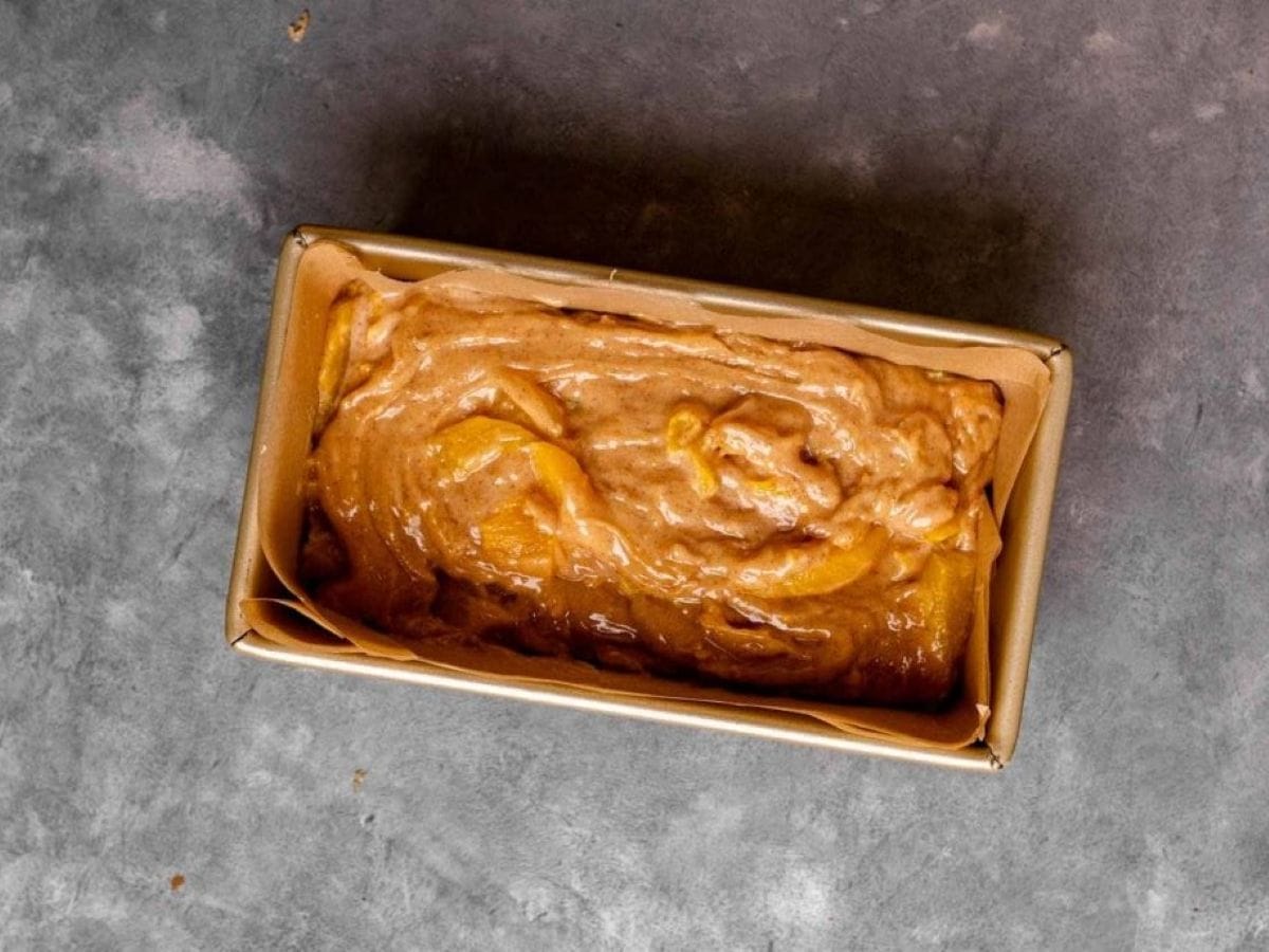 unbaked bread batter