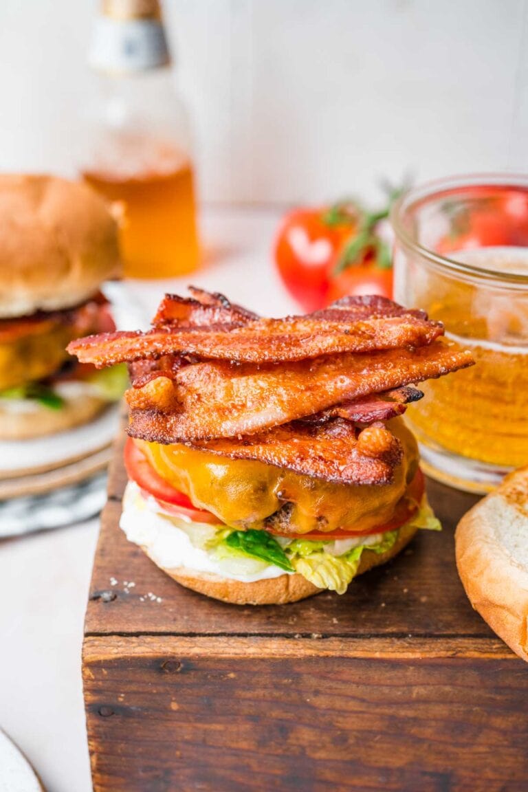 Bacon Bacon Burgers Recipe Dinner, then Dessert