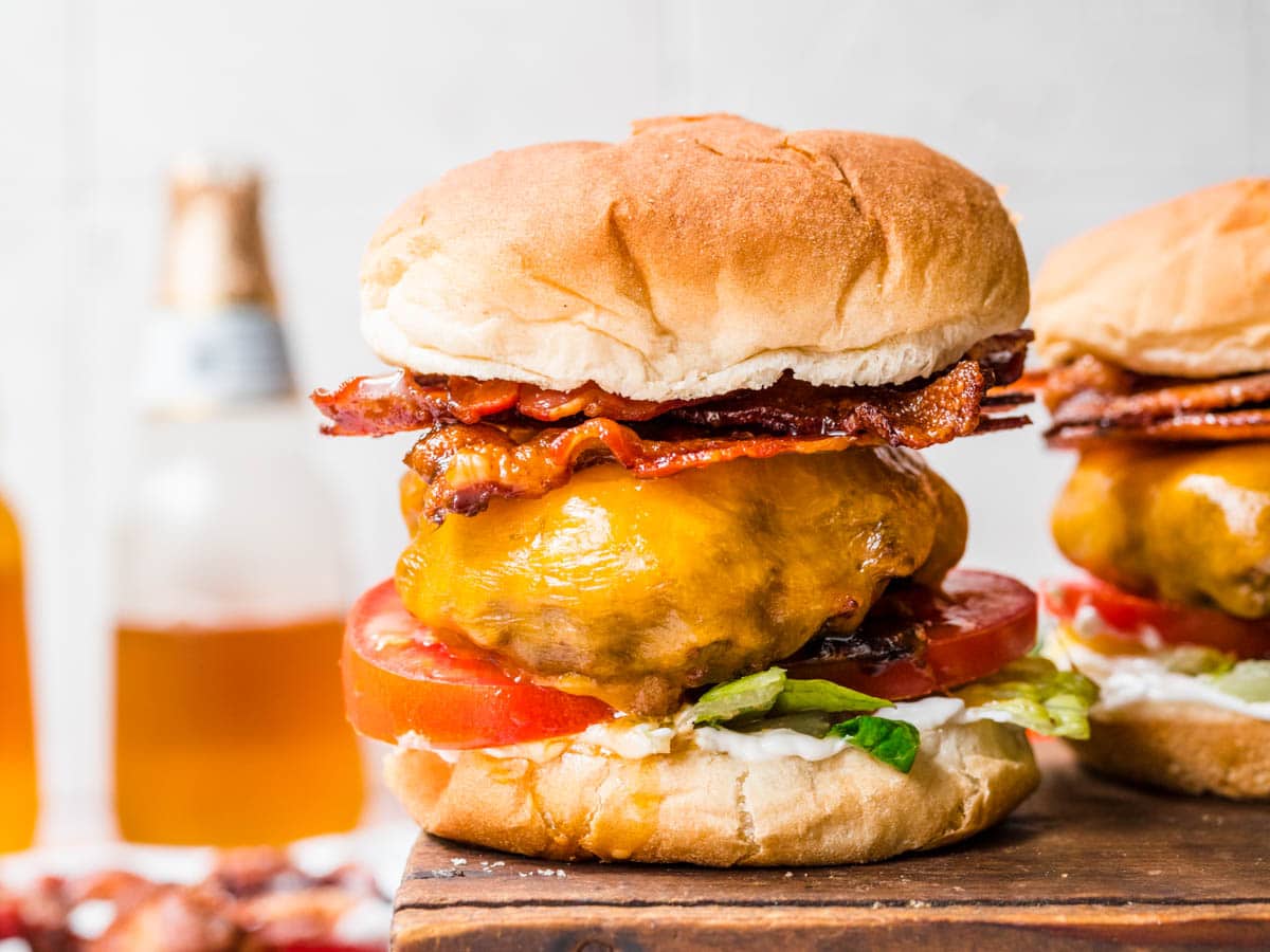 Bacon Bacon Burgers Recipe - Dinner, then Dessert