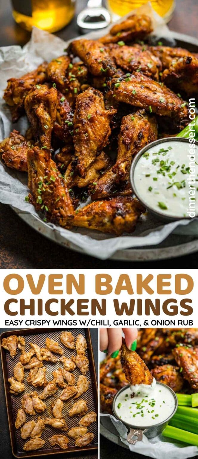 Baked Chicken Wings Recipe - Dinner, then Dessert