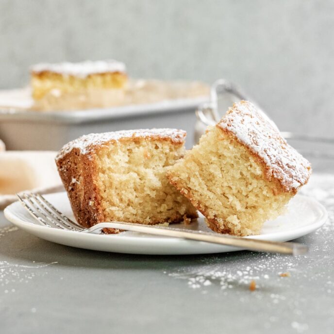 Easy Butter Cake Recipe - Dinner, then Dessert