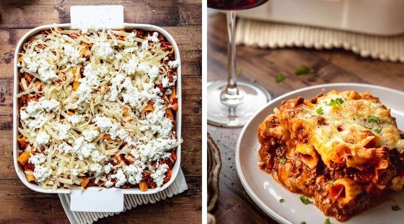 Cheesy Beef Pasta Bake