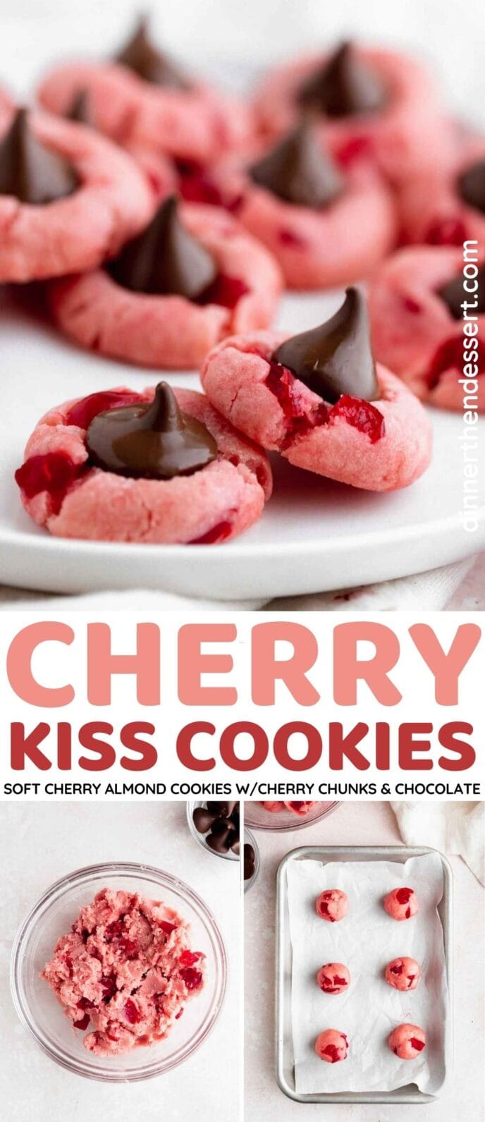 Cherry Kiss Cookies Collage