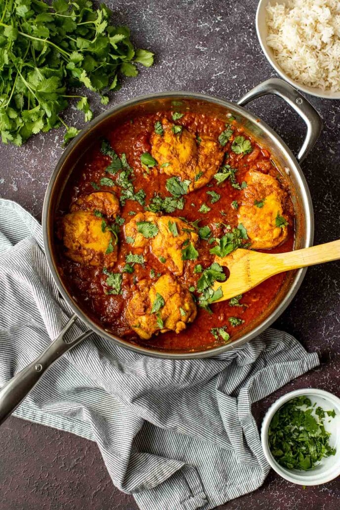 Chicken Jalfrezi - Dinner, then Dessert