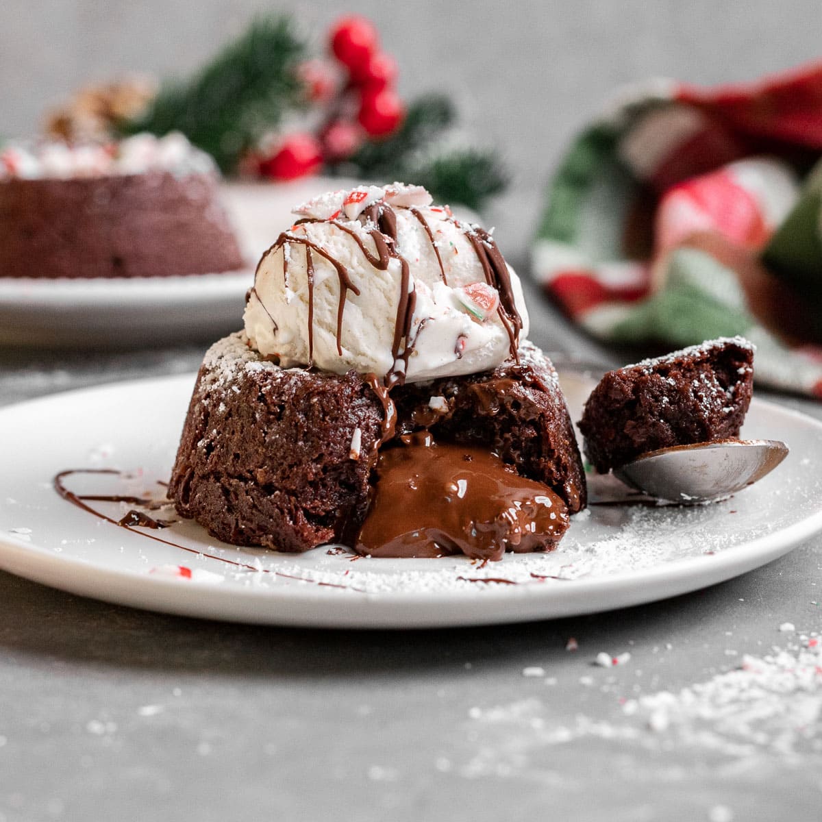 Chocolate Peppermint Ice Cream Cake