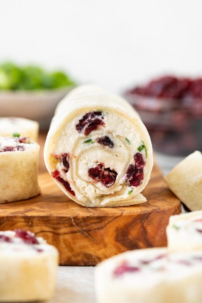 Cranberry Feta Pinwheels Recipe Dinner Then Dessert