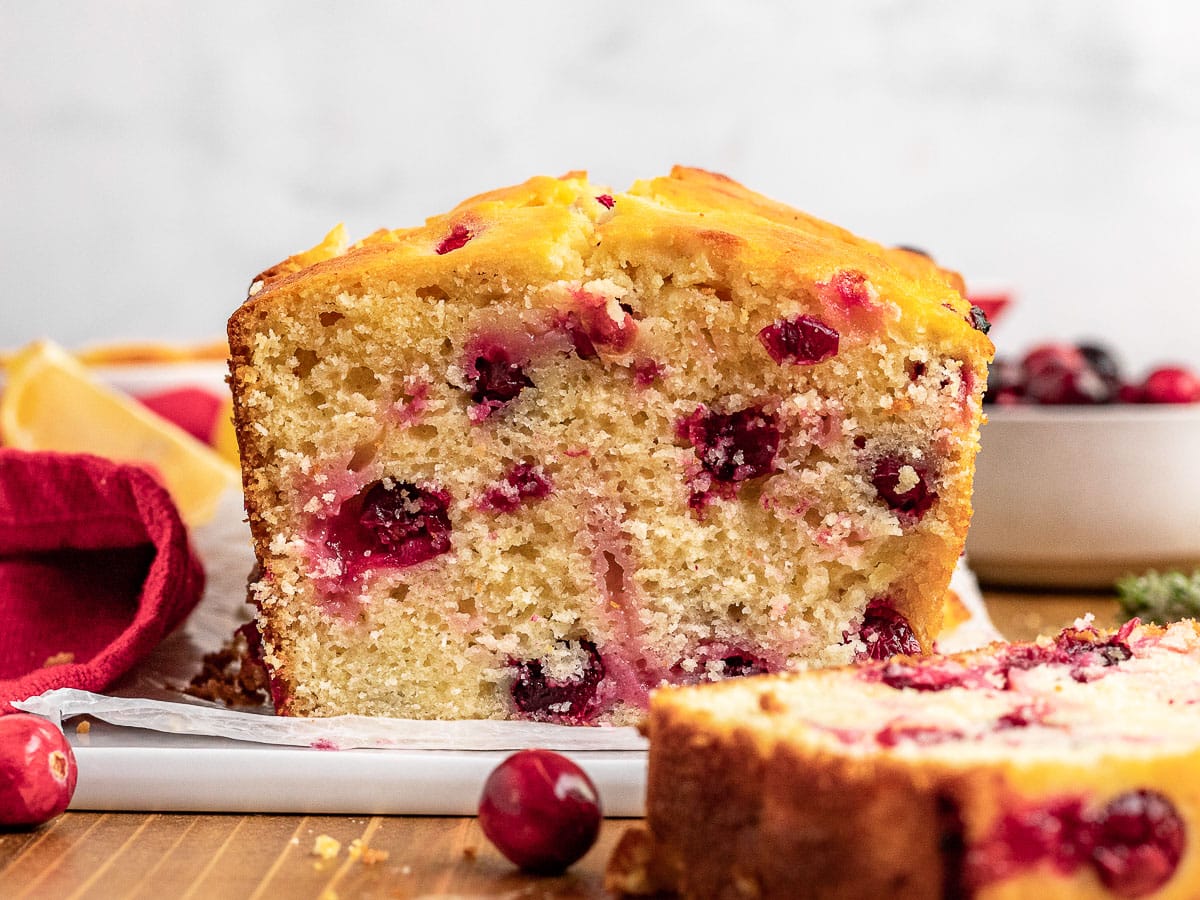 Lemon Cranberry Mini Loaves - Recipe Girl