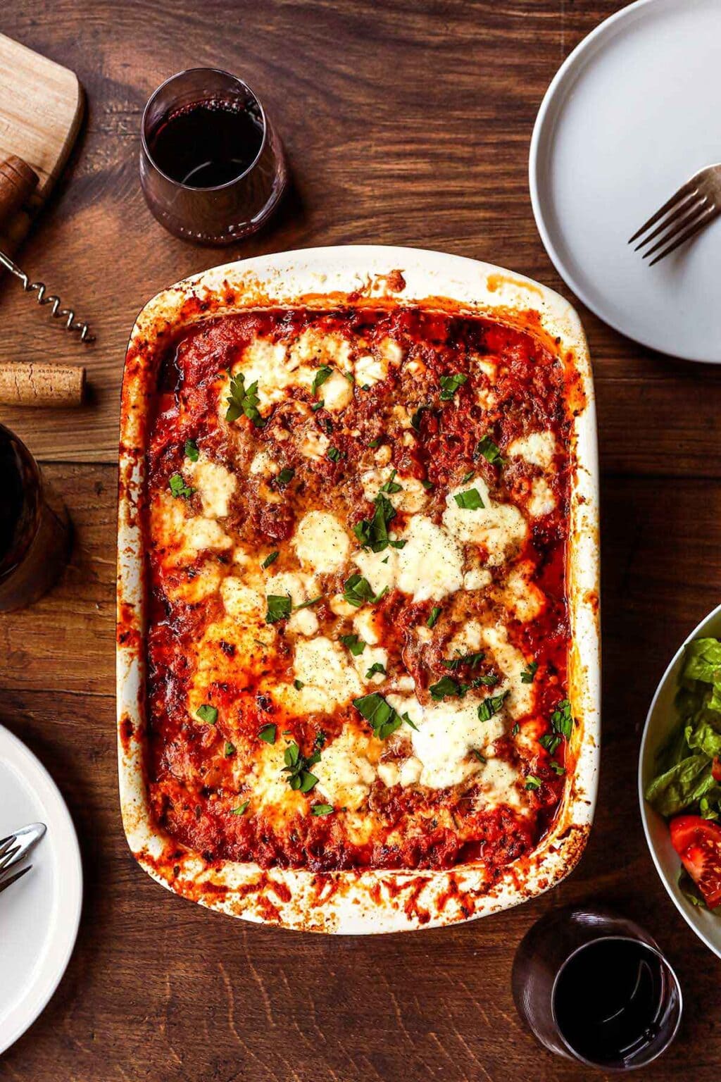 Eggplant Bake Recipe - Dinner, then Dessert