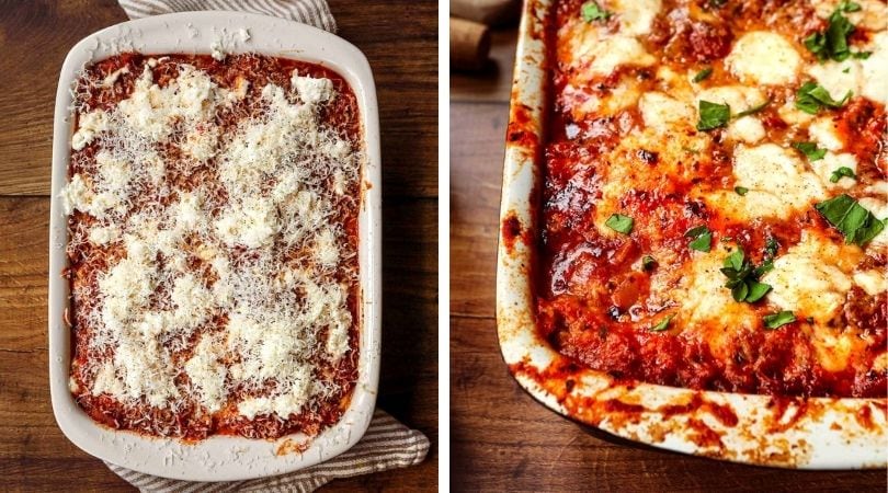 Eggplant Bake Recipe - Dinner, then Dessert