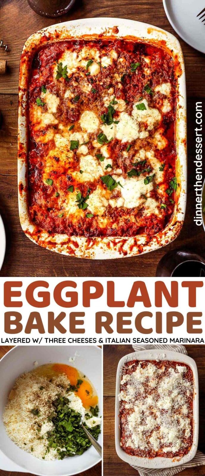 Eggplant Bake Collage