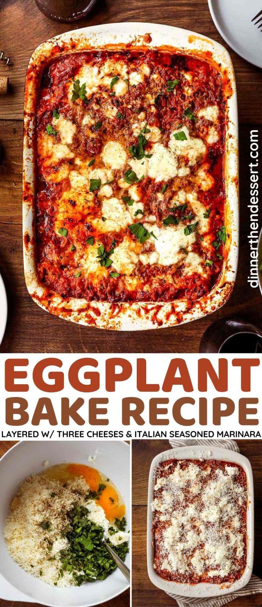 Eggplant Bake Recipe Dinner, then Dessert