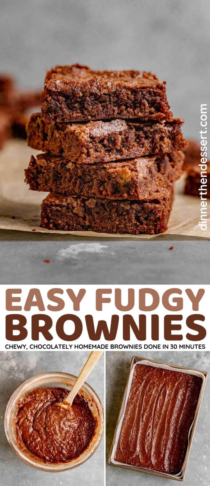 Fudgy Brownies Collage