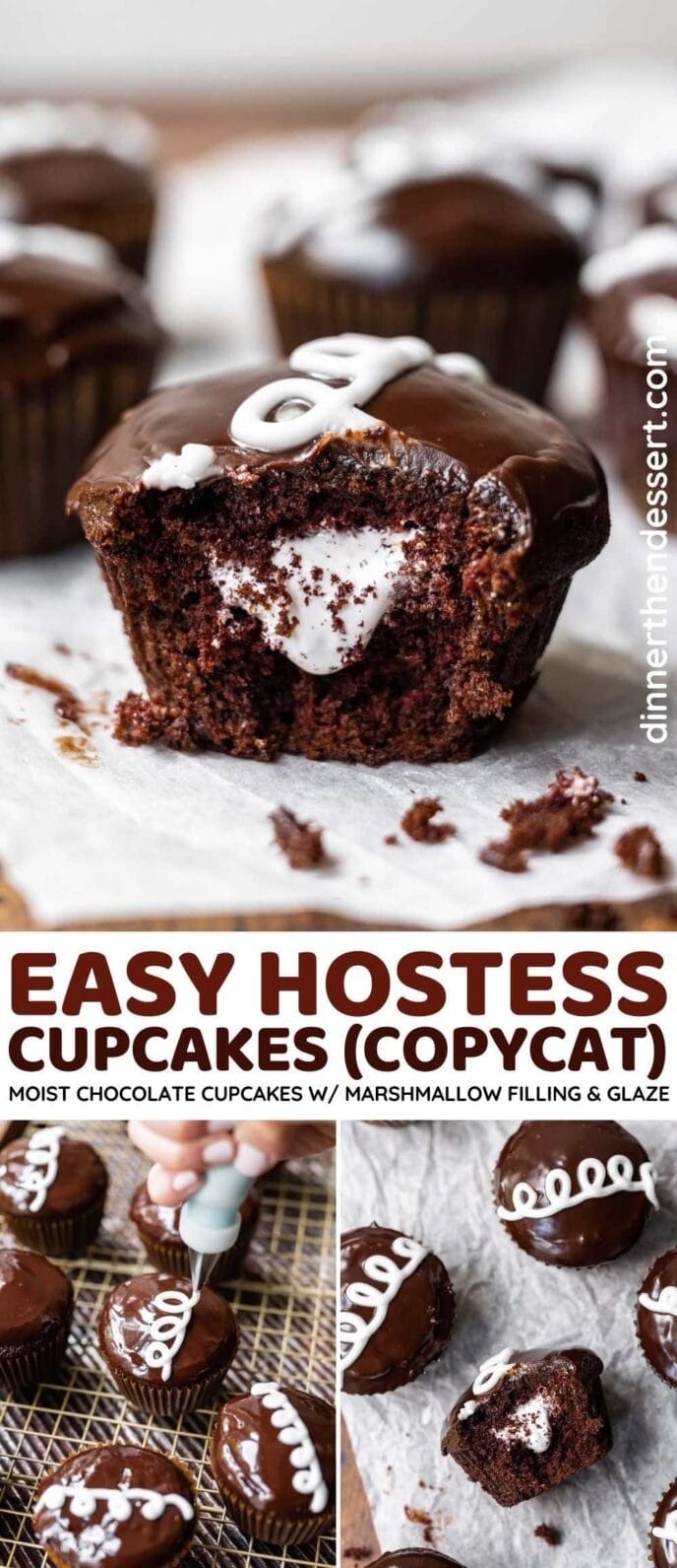 Hostess Cupcakes (Copycat) collage