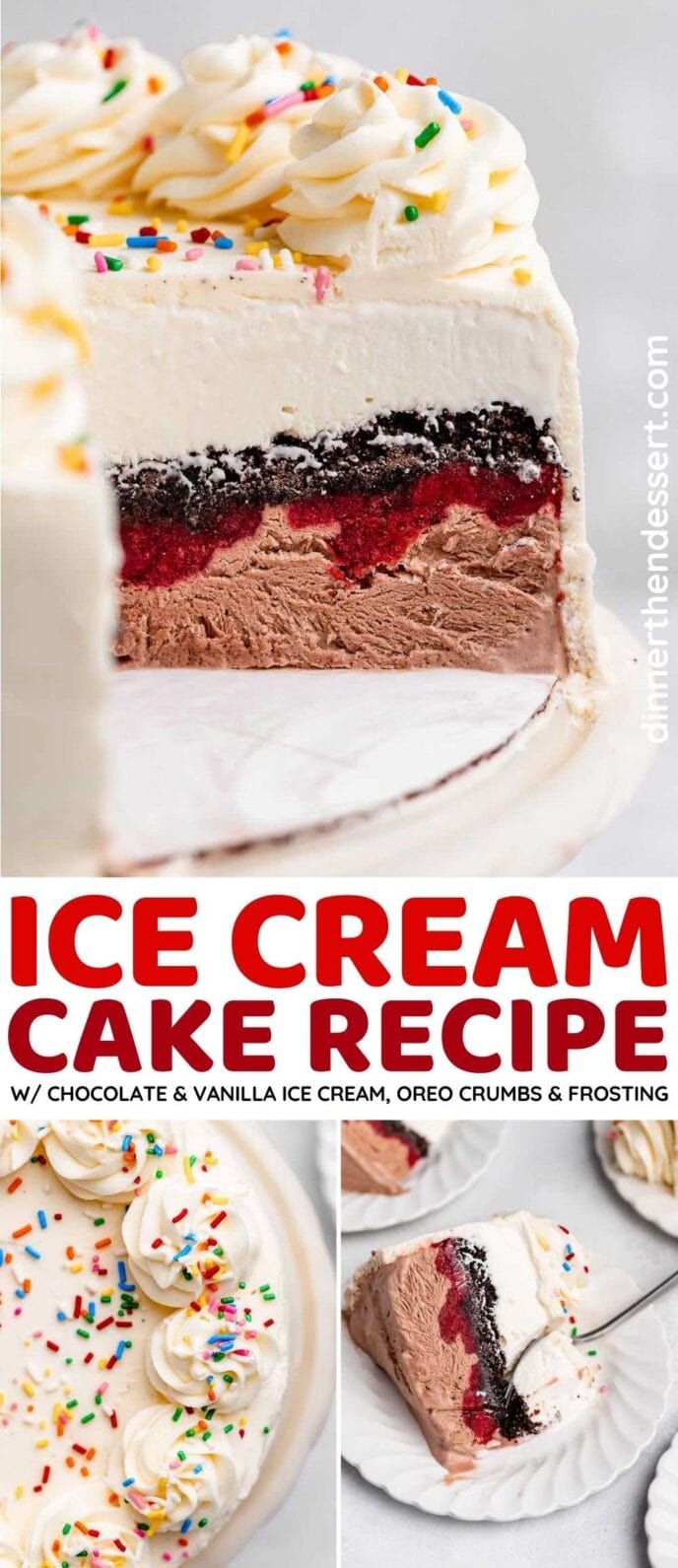 Ice Cream Cake collage
