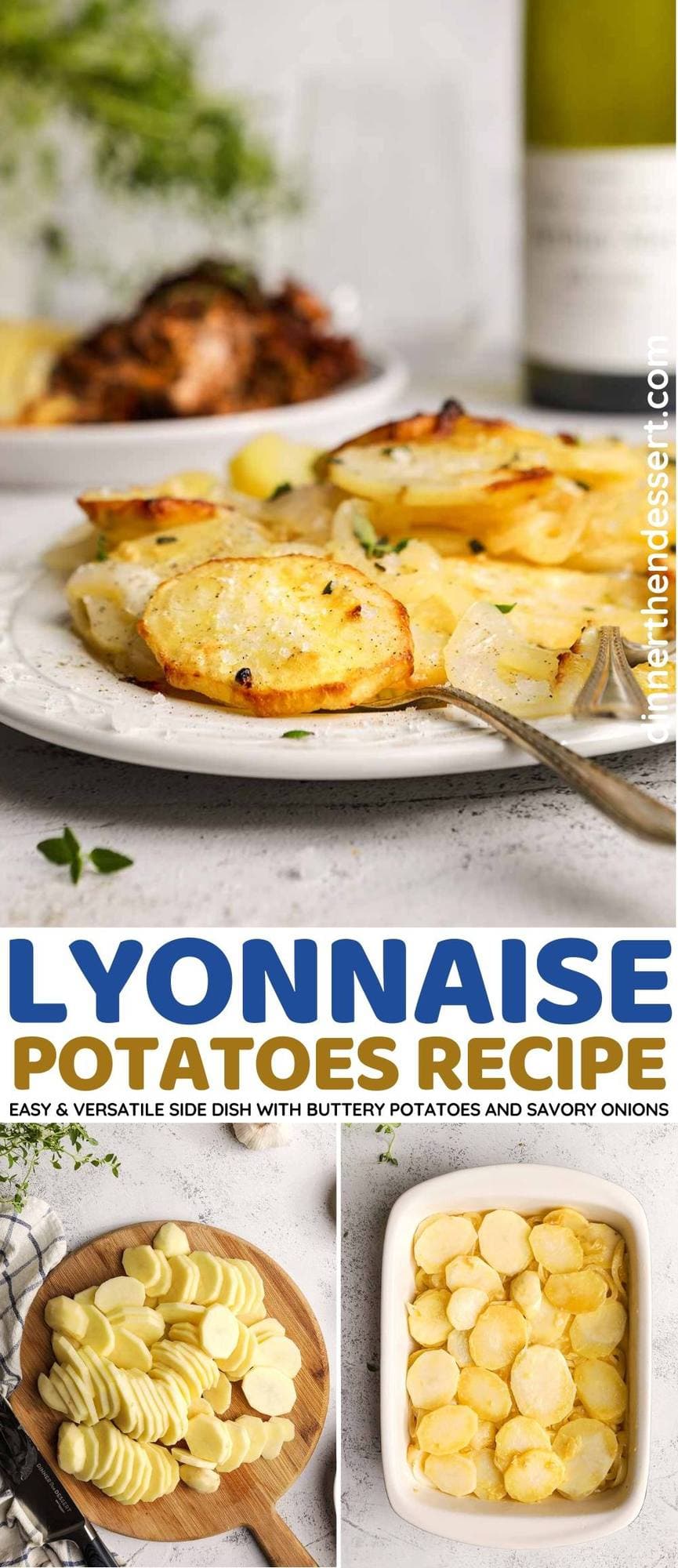 Lyonnaise Potatoes collage