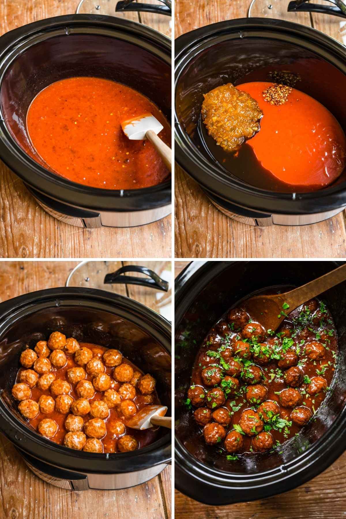 Marmalade Meatballs Collage