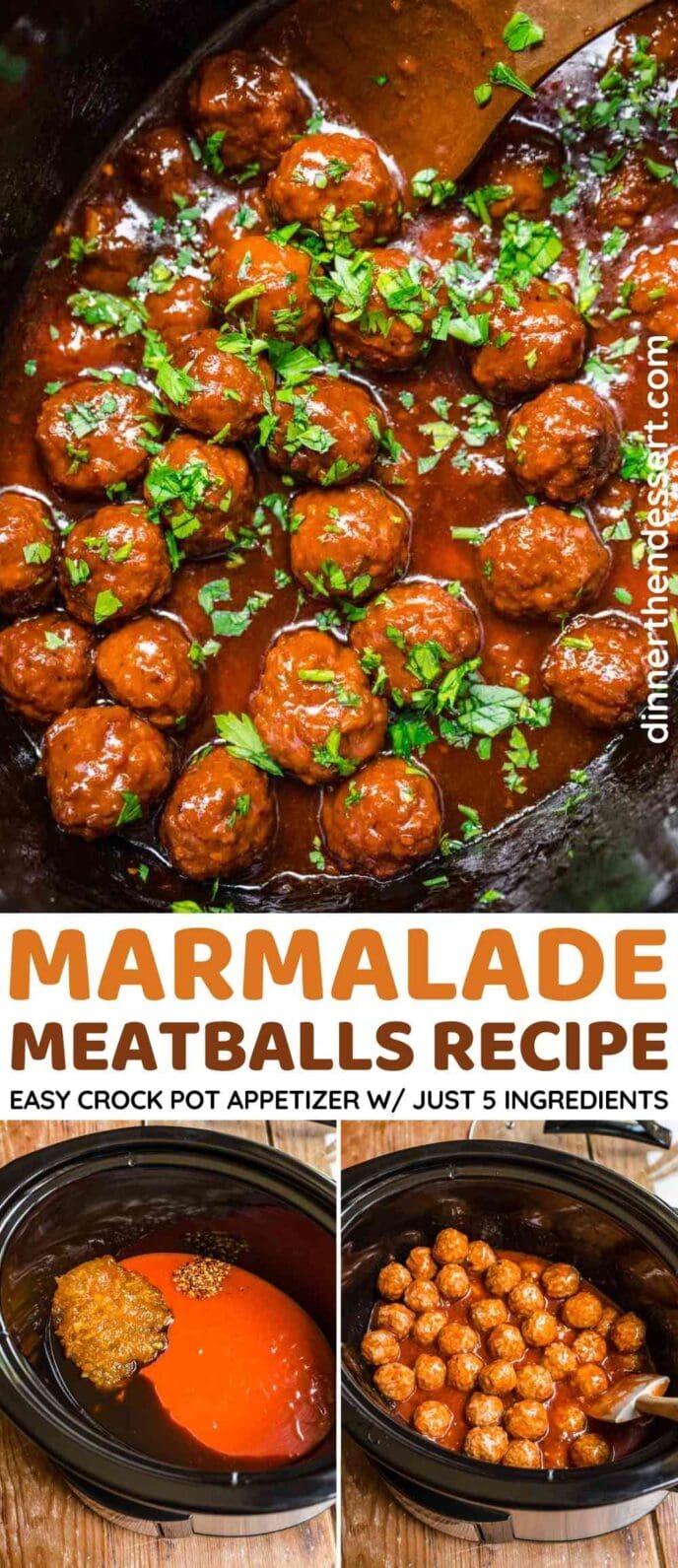 Marmalade Meatballs Collage
