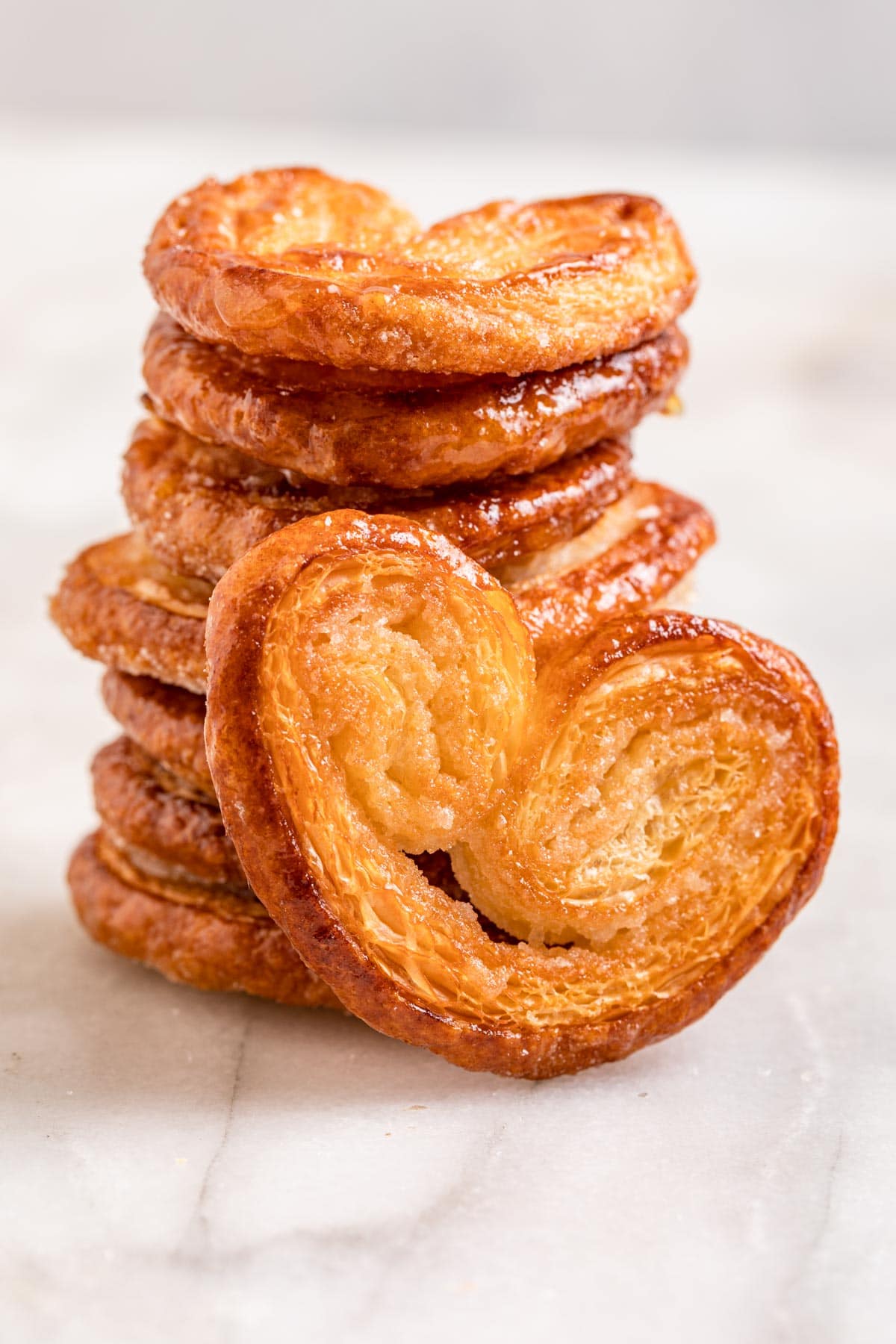 Palmiers in a stack