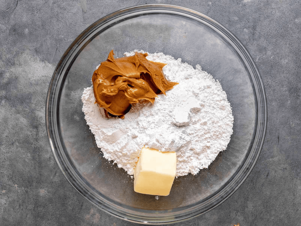 Ingredients in a mixing bowl