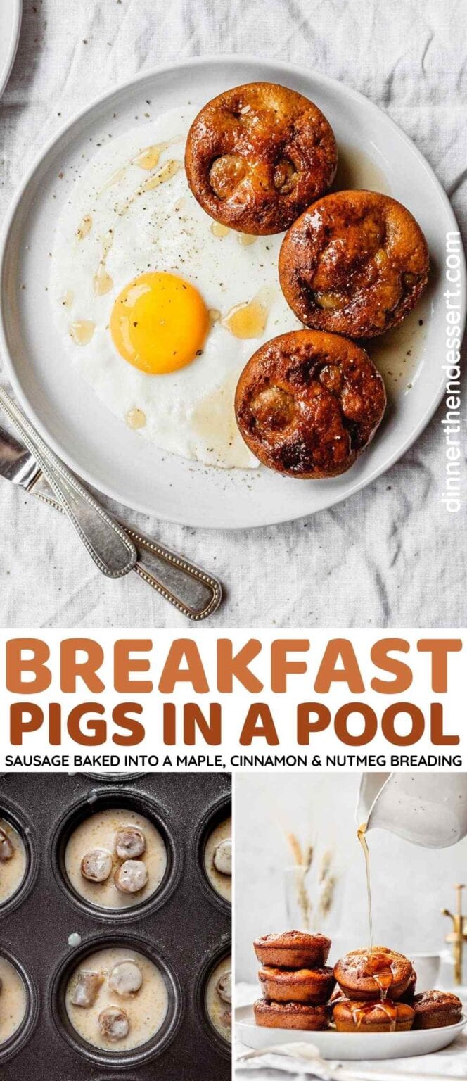 Pigs in a Pool Recipe Dinner, then Dessert