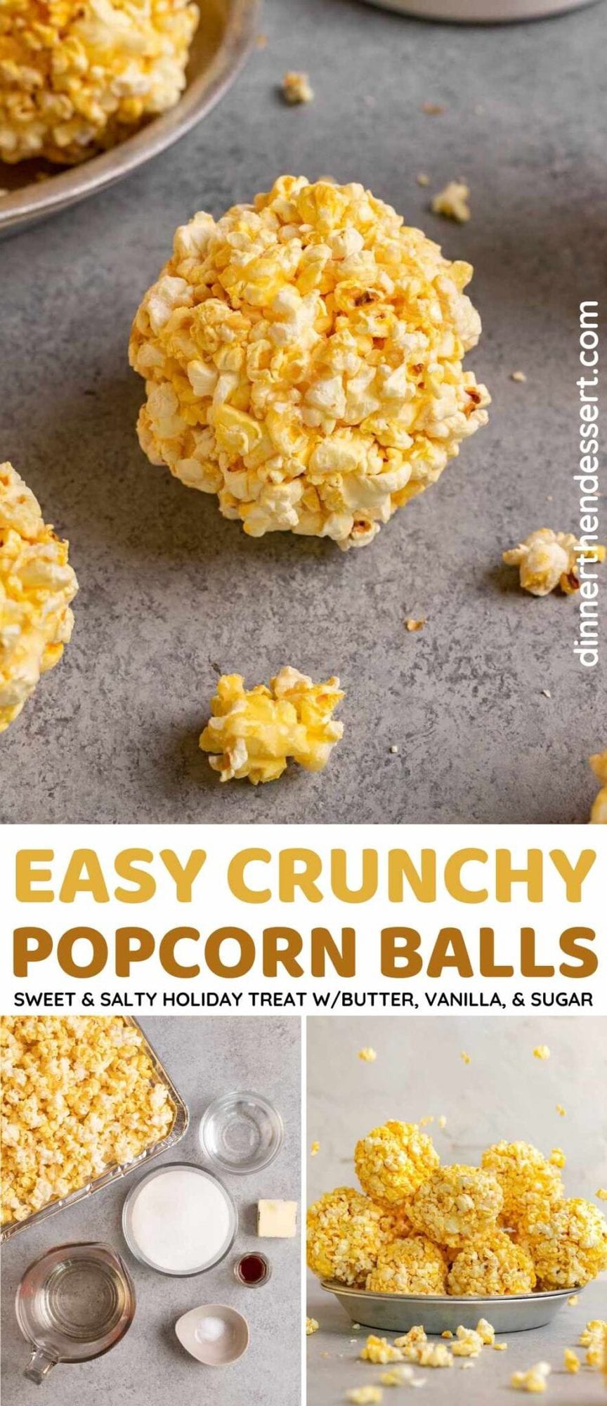 Easy Popcorn Balls Recipe - Dinner, then Dessert