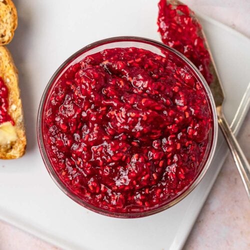 Easy Raspberry Jam (No Pectin!) Recipe Dinner, then Dessert