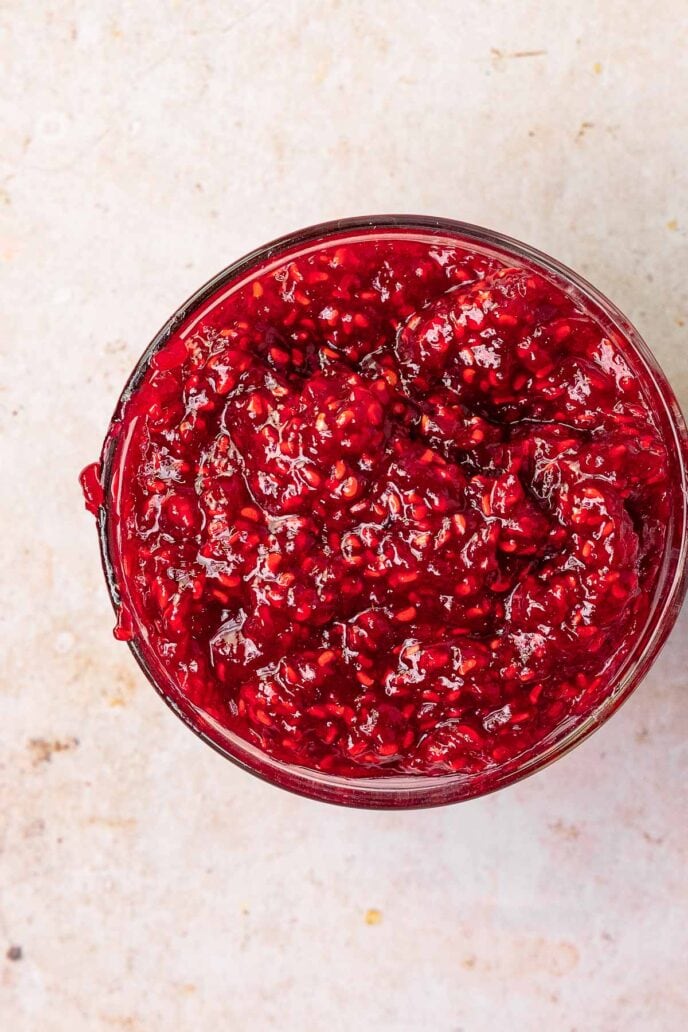 Raspberry Jam in a jar