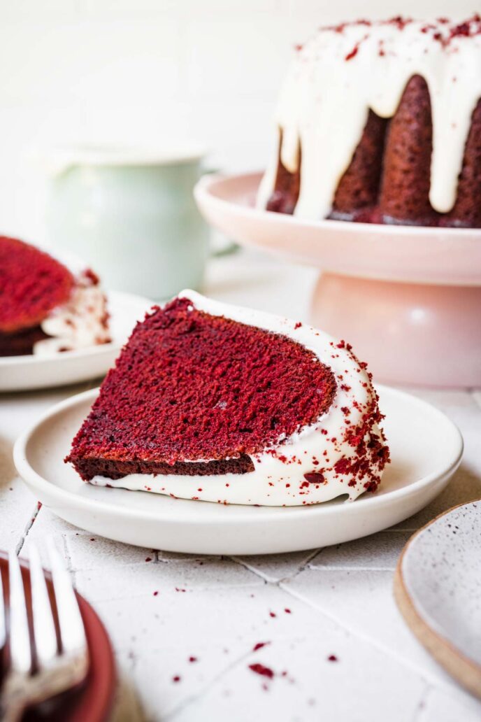 Easy Red Velvet Bundt Cake Recipe - Dinner, then Dessert