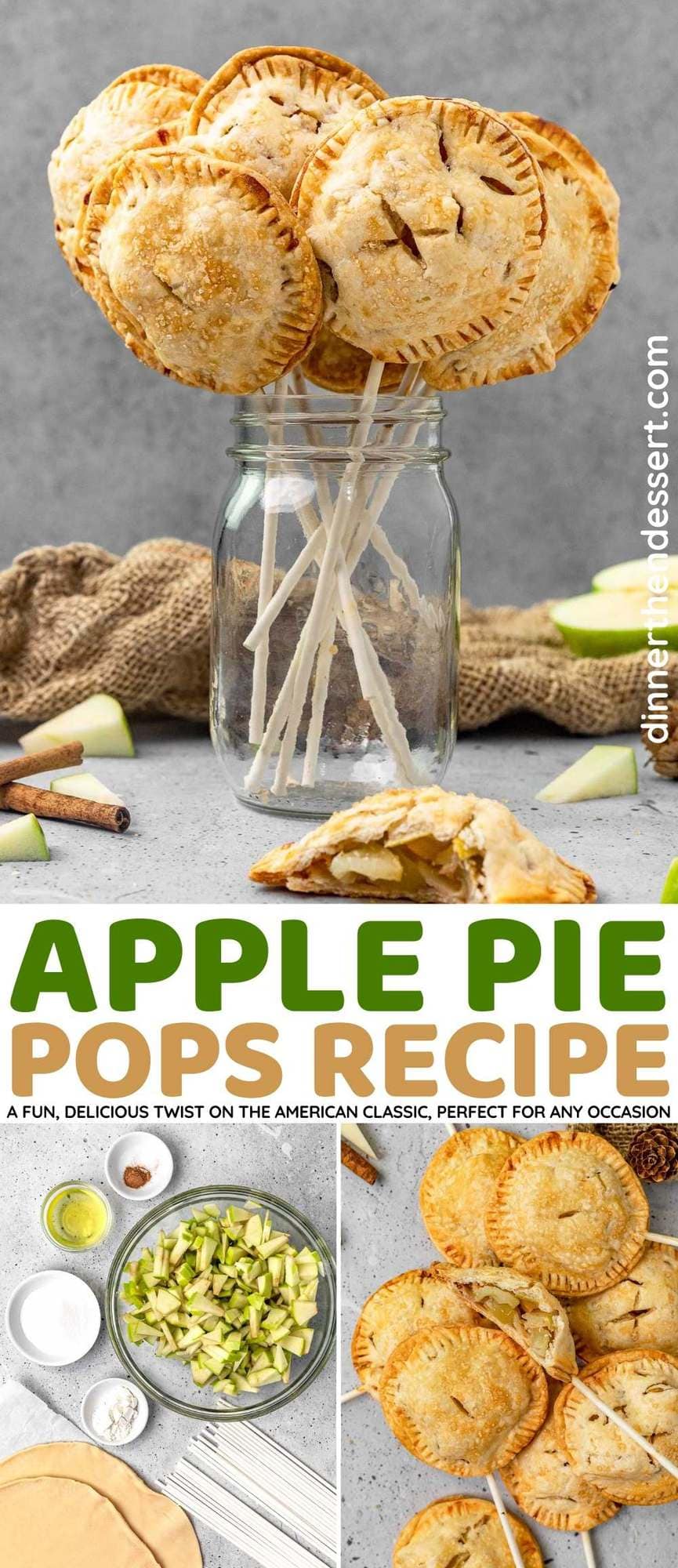 Apple Pie Pops collage