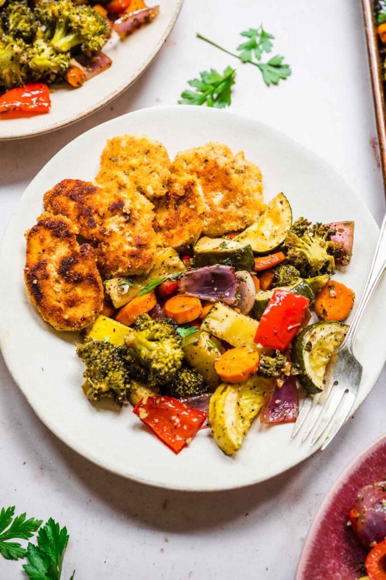 Italian Roasted Vegetables Recipe Dinner, then Dessert