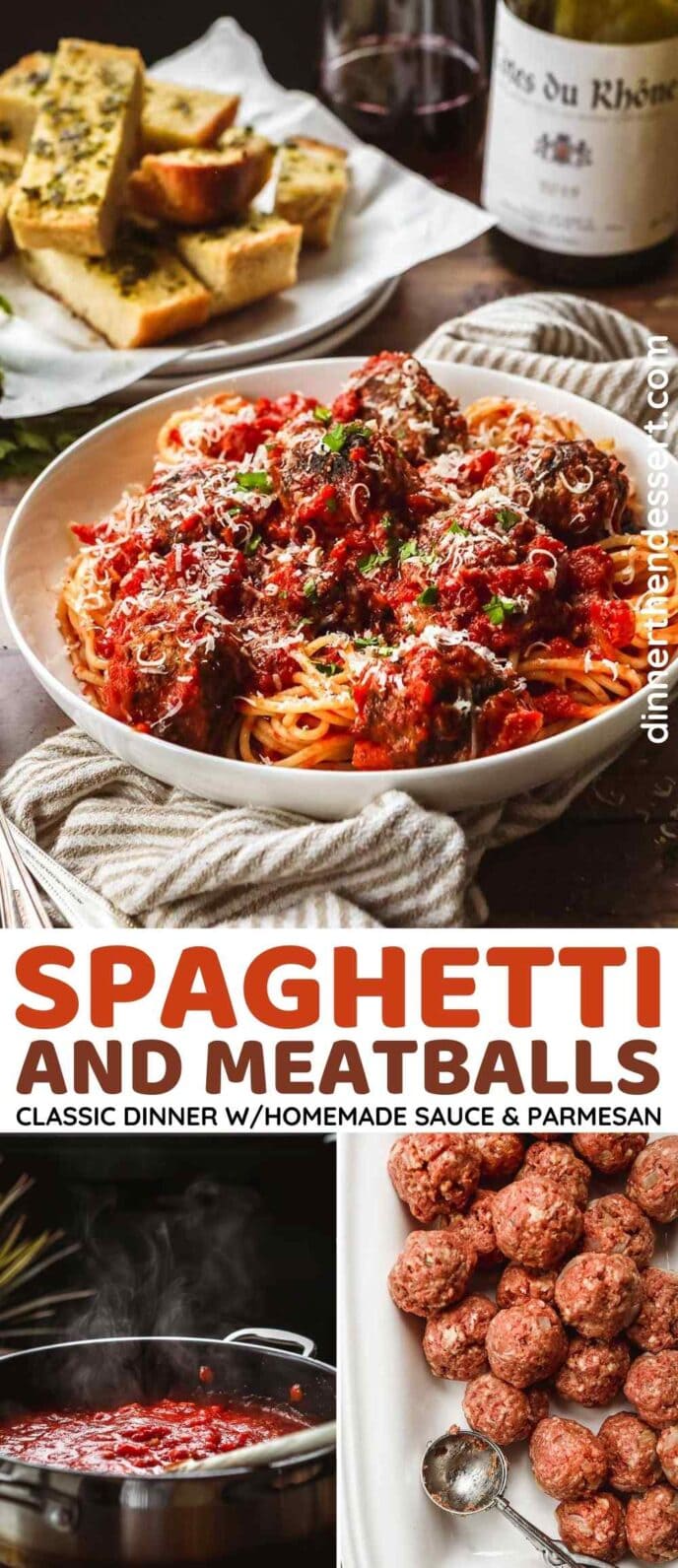 Spaghetti and Meatballs Collage