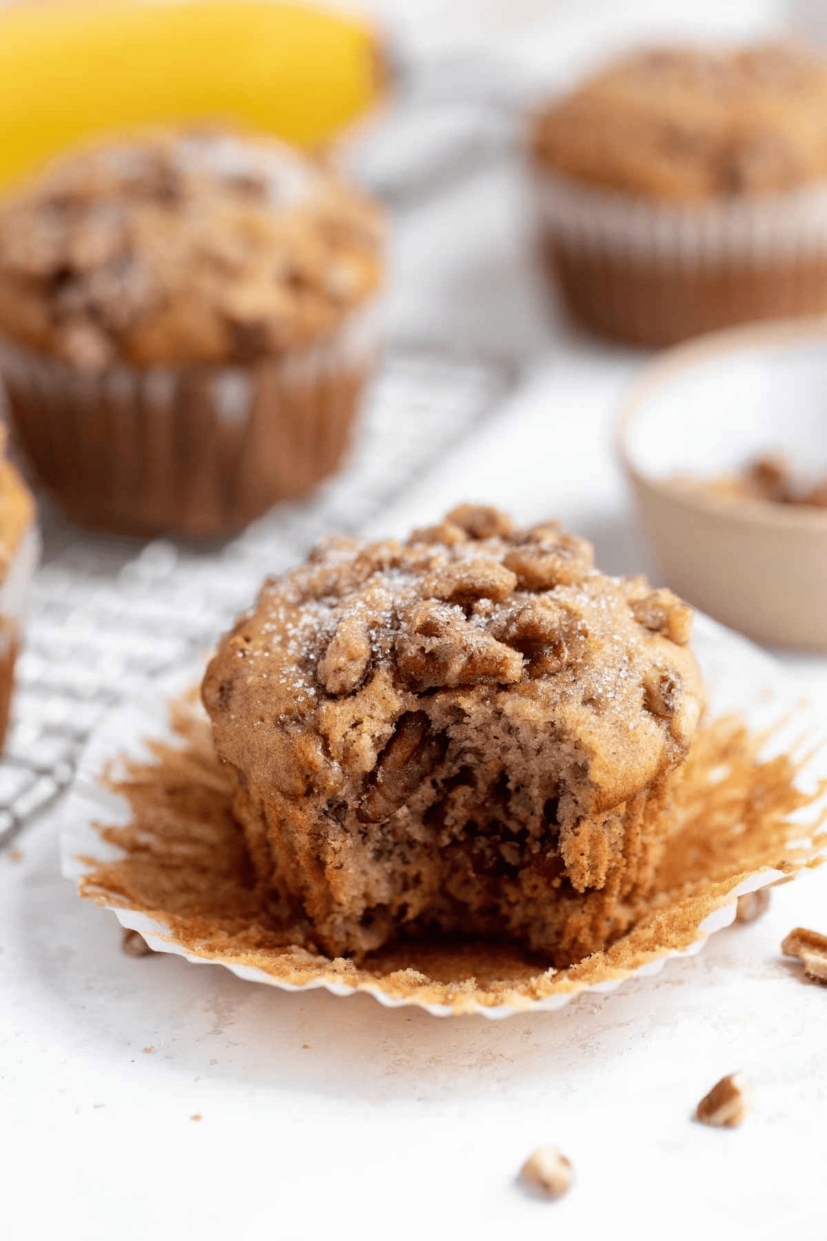 Bitten muffin