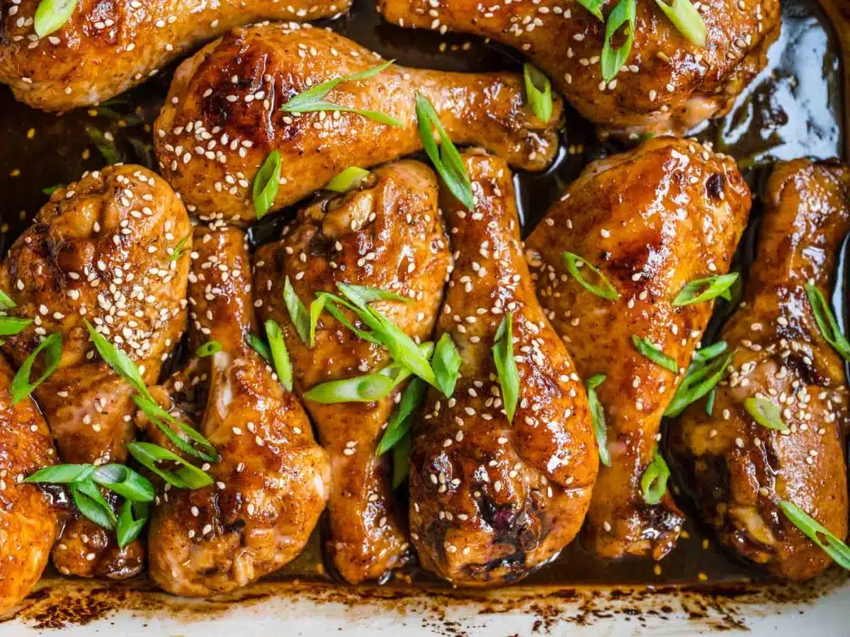 chicken finished in a pan