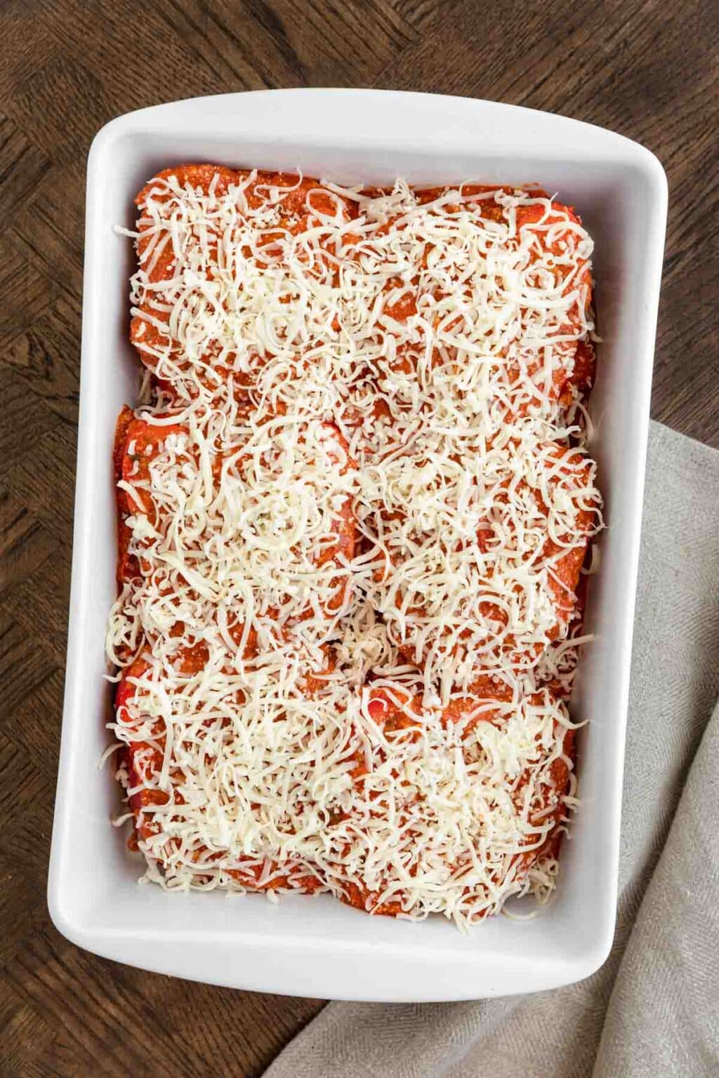 Chicken Parmesan Stuffed Peppers Recipe - Dinner, then Dessert