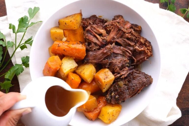 Classic Pot Roast Dinner, then Dessert